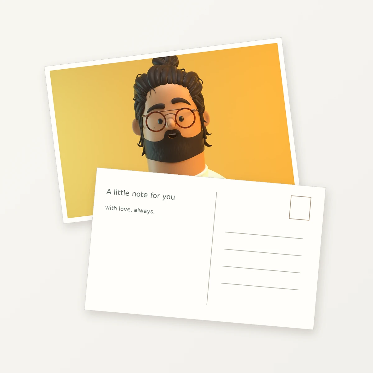 کارتپستال عکس شخصی